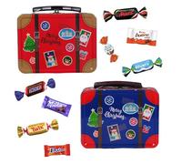 2 Valisettes garnies de 40 Mini-Chocolats Célébrations,Milka, Kinder Schokobons et Mini Bueno, Daim | A offrir à Noël