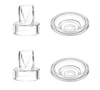 2 valves à bec de canard + 2 diaphragmes en silicone compatibles avec Momcozy S12 Pro/S9 Pro - Accessoires de rechange