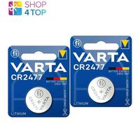 2 VARTA CR2477 PILES COIN LITHIUM 3V SANS MERCURY 2033 INDONÉSIE 1BL NEUF