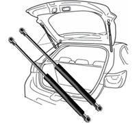 2 vérin de coffre 81771-3E011 pour Kia Sorento 2003-2009 Hayon Arrière Vérins Gaz Ressort Tige,Amortisseurs Barres Contrefiche