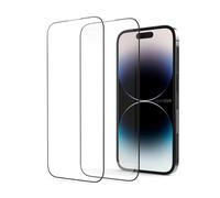 2 Verre Trempé Pour iPhone 14 Pro Max (6,7"") .Vitre Protection d'écran Noir - Anti Rayures Ultra Résistant Dureté 9H