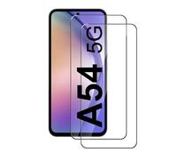 2 Verre Trempé Pour Samsung Galaxy A54 5G.Protection d'écran Transparent - Anti Rayures - Ultra Résistant Dureté 9H