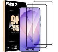 2 Verre Trempé pour Samsung Galaxy S26 Plus, Antichoc Anti-Rayures avec Bord Noir - E.F.Connection