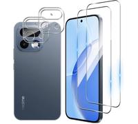 2 Verres Trempé et 2 Vitres Caméra Arrière pour Realme 16 Pro 5G, Protection d'écran Anti Rayures Résistant