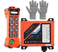 2 vitesses 8 canaux 220V 380V Télécommande radio pour grue industrielle sans fil pour palan Grue à chaîne électrique Pont roulant Grue roulante Émetteur et récepteur