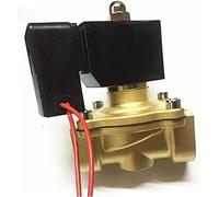 2 voies Air Gaz Cuivre Électrovanne Interrupteur D'urgence Manuel G1/2 3/4 Pouce Économisant Bobine Pleine Vanne En Laiton N/C Utile interrupteur industriel (Color : 220v, Size : 1/2Inch)