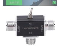 2 Voies CB HAM Antenne Commutateur, 100W SO-239 Connecteur Antennes Commutateur pour 1 à 30MHz HAM CB HF VHF UHF Radio