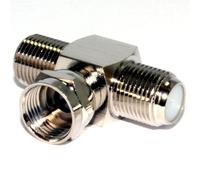 2 Voies F-Type Diviseur Combiner TV Numericable câble Ciel Sat Numérique Terrestre