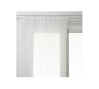 Atmosphera - 2 Voilages Anissa - 60 x 120 cm - Blanc - Anissa Blanc G