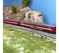 2 voitures lits WLABmee et Bcm "EC Venzia" CFR Ep V et VI - MINITRIX 18254 - N 1