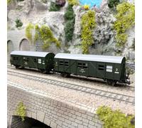 2 voitures voyageurs auxiliaires de type Bti, 2CL, PKP, Ep. IV - ROCO 6200195 -