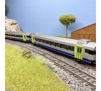 2 voitures voyageurs du "Goldenpassline", train Express, BLS, Ep. VI - MINITRIX