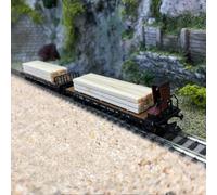 2 wagons à ranchers, DRG Ep II - N 1/160 - FLEISCHMANN 828507