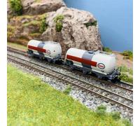 2 wagons citerne à 3 essieux, "ESSO", Sncf, Ep IV - ARNOLD HN6610 - N 1/160
