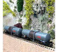 2 wagons citerne ÖMV ÖBB, Ep IV et V - FLEISCHMANN 825812 - N 1/160