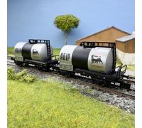 2 wagons citernes 2 essieux "AGIP", FS, Ep. III - ARNOLD HN6700 - N 1/160