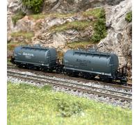 2 wagons citernes, 3 essieux, "Savesa", RENFE, Ep IV - ARNOLD HN6672 - N 1/160