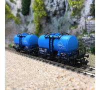 2 wagons-citernes ARAL, DB Ep IV - N 1/160 - FLEISCHMANN 841402