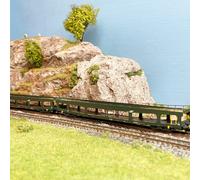 Arnold HN4347 - Set de 2 wagons porte-auto DD DEV 66, SNCF - N (1:160)