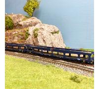 2 Wagons porte autos DD DEV66 Sncb, Ep IV et V - ARNOLD HN4349 - N 1/160