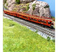 2 Wagons porte autos DDm, ép VI, ÖBB, N-1/160 - FLEISCHMANN 829502
