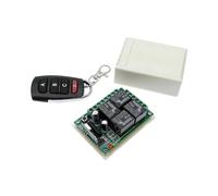 2 Way 4 Way Wireless Remote Control Switch 433MHZ DC 12V Relay Receiver Module RF 4NO+4NC Controller NWPNLXEA(24V 4WAY ABCD)