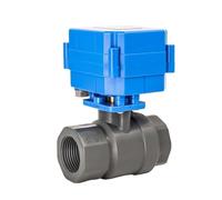2 Way UPVC Drainage valve DN20 5V 12V 24V 220V Micro Electric Ball Valve(AC220V_LH-W624)