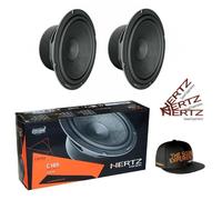 2 WOOFER HERTZ CENTO C165 C 165 16,5 cm 6,5"" diamètre 70 watt rms 210 watt max 4 ohm 93 db + capuchon + 3 autocollants, la paire