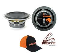 Hertz MP 165P.3 - Paire de woofers 165 mm, cône Papier pressé, 3 Ohm, 200W Peak, conçu pour systèmes à Haute Dynamique