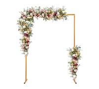 2 x 1,5 m d'arche de mariage, support carré, arche de mariage, arche décorative en métal, fond de bricolage, capacité de charge de 5 kg, réutilisable, pour mariage, fête