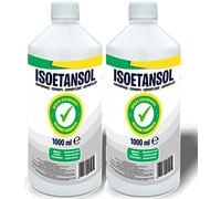 2 x 1 - IPA ISOETANSOL 100AE, Isopropanol, Alcool Isopropylique, Nettoyage d'imprimantes 3D, Électronique, Nettoyant pour Cuves à Ultrasons, Multi-usages - 2 Litres