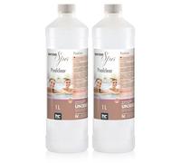 2 x 1 L BAYZID® Spa POOLCLEAR - Clarifiant Anti-Turbidité pour Spa et Petite Piscine - Compatible Filtres Cartouche et Boules Filtrantes - Élimine Algues et Bactéries pour Eau Cristalline