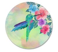 2 x 10 cm Colibri Oiseau Sticker en vinyle pour ordinateur portable tablette voiture Pretty Fun # 6205 - 10cm x 10cm
