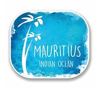 2 x 10 cm Maurice Sticker en vinyle pour ordinateur portable Voyage bagages étiquette cadeau fun # 9676 - 10cm Wide x 8.5cm High