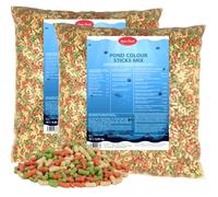 2 x 10 litres Lyra Pond® Pond Colour Sticks Mix nourriture pour poissons et bassins
