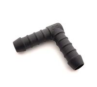 2 x 10 mm 90 'Angle Droit Tuyau Tupe Tuyau Connecteurs Tube Raccord de Tuyau cannelé Air Carburant de l'eau - Gratuit First Class Royaume-Uni affranchissement.