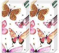 2 x 10 mouchoirs élégants papillons | animaux | printemps | été.