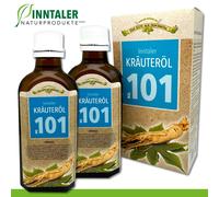 2 x 100 ML Huile à Base D'Herbes N°101 Pharmacie 100% Économique