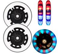 2 X 100 Mm 100 Mm Bright Scooter Wheels With Abec-9 Bearings Bright 100 Mm Scooter Wheels For All Scooters With 100 Mm Wheels