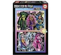 Educa Borrás – Ensemble de 2 puzzles Monster High – 100 pièces – 40 x 28 cm – Dès 6 ans