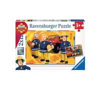 2 x 12 pièces Ravensburger Kinder Puzzle Sam le pompier en action 07584