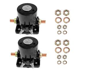 2 x 12 V Relais Solénoïde Commutateur pour Johnson Evinrude Hors-bord pour OMC pour Mercury pour Sierra Marine 18-5808 3217124 383622 389398 389493 380095 395419 47886 47886T 58270 8 586180 SMR6003