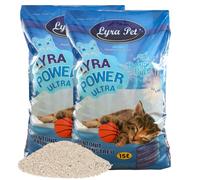 2 x 15 litres Lyra Pet® Lyra Power® ULTRA excellente litière pour chats Bentonite