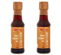 2 x 150 ml d'huile de sésame pure, assaisonnement, marinade et sauteuse