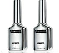 2 X 16 Ml Top Coat No Wipe Semi-Permanent Ultra Glossy Long-Lasting Gel Nail Polish 2 X 15 Ml