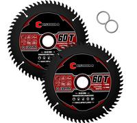 2 x 165mm Saw Blades for Angle Grinder,Circular Saw Blade for Wood,Plywood,Laminate,Drywall,Plastic,Plastic