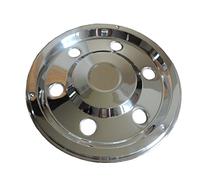 2 x 17,5 Pouce enjoliveurs incurvé en Acier Inoxydable V2 A Camion Stabilisateur Avant Pendentif Caravane