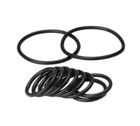 2 x 17.5 x 21.5 mm, Joints toriques en caoutchouc fluoré FKM, noir, 40 pièces