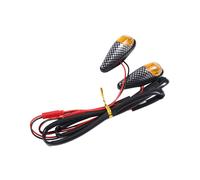 2 x 1W LED Clignotant Feux Indicateur Lumiere Jaune Haute Puissance pour Moto