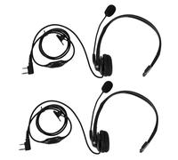 2 x 2 broches PTT Micro Casque audio pour UV5R 5R/888S